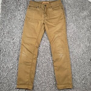 Prana Bridger Jean Pants Men's Size 28x30 Slim Fit Brown Preppy Business Golf